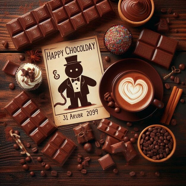 Photo international chocolate day