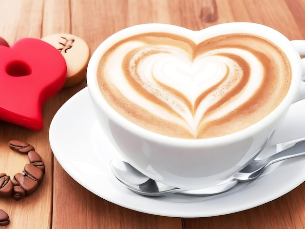 International coffee Day of Coffee with love ai generated