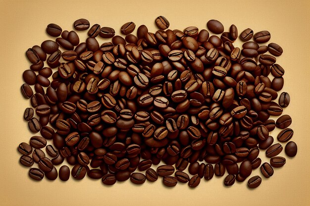 International coffee day High quality coffee beans are ground for delicious coffee