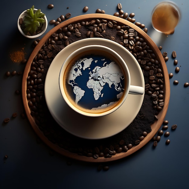 International day of coffee international day of coffee background happy international day coffee