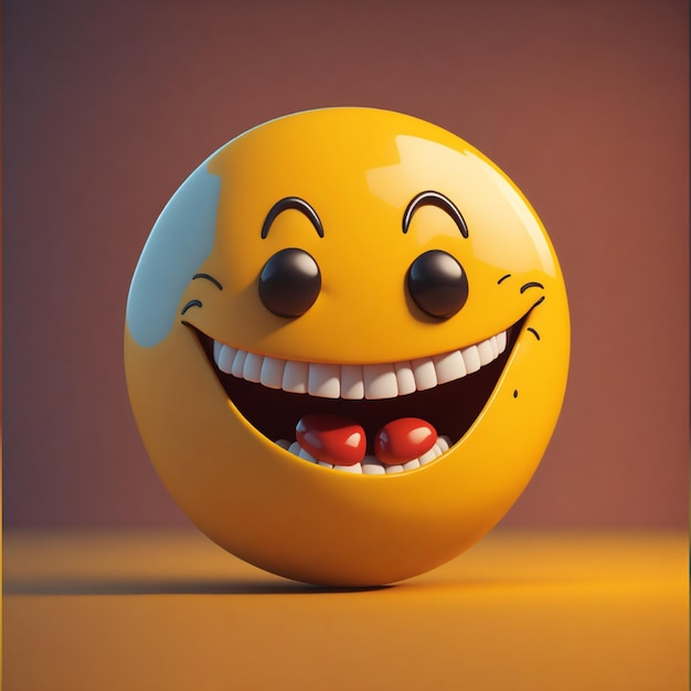 International Day of Happiness Concept Design smile emoji