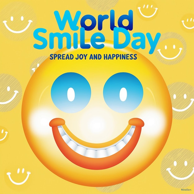 International Day of Happiness poster design