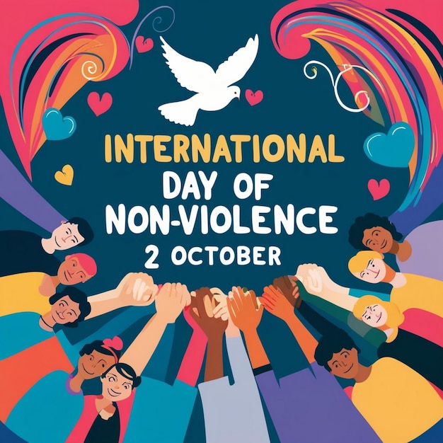 International Day of NonViolence Celebration Design