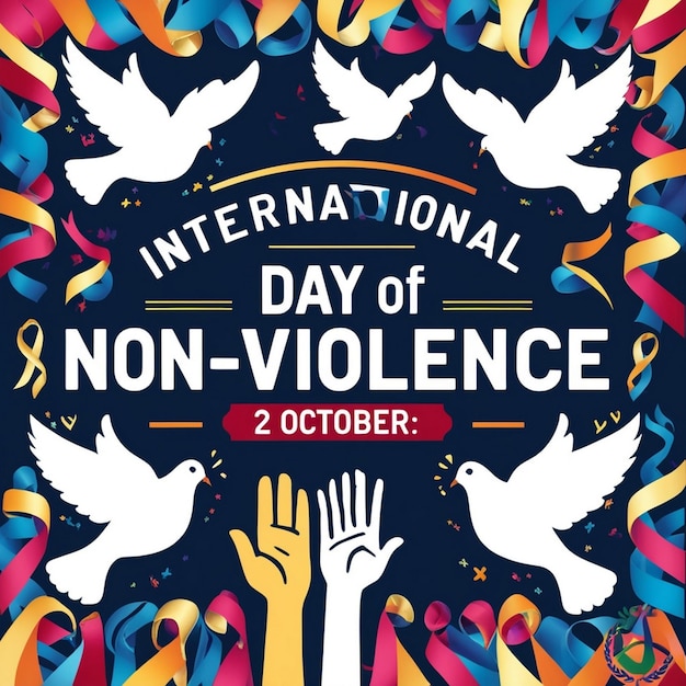 International Day of NonViolence Celebration Design