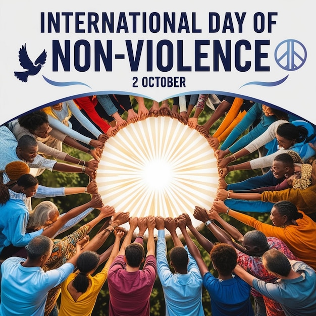 International Day of NonViolence Celebration Design