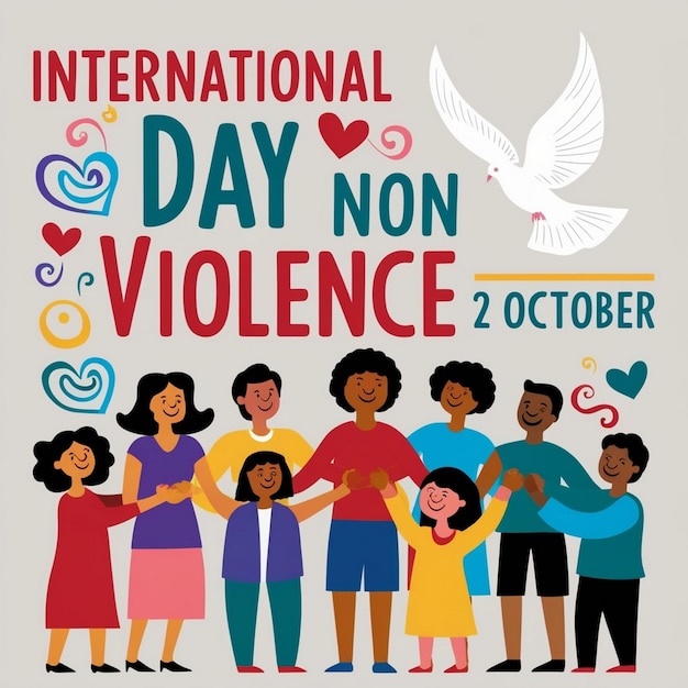 International Day of NonViolence Celebration Design