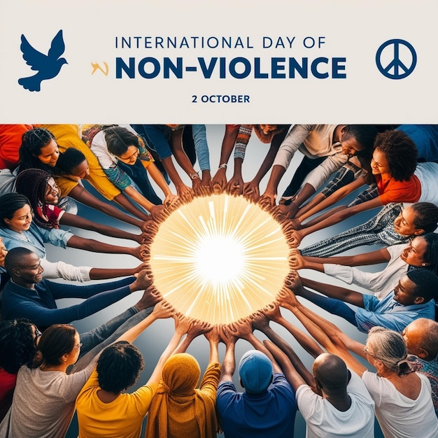 International Day of NonViolence Celebration Design