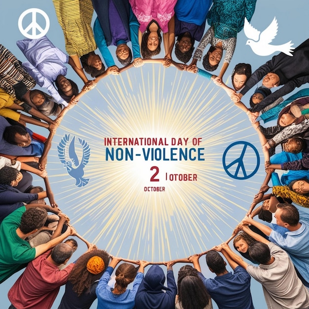 International Day of NonViolence Celebration Design