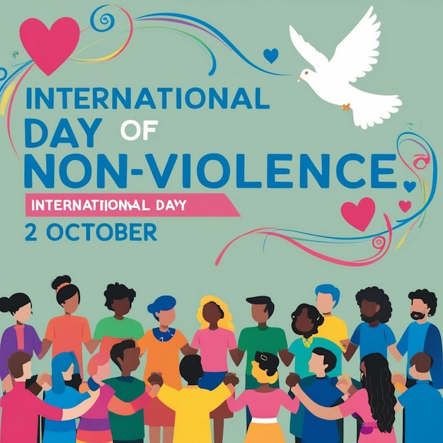 International Day of NonViolence Celebration Design