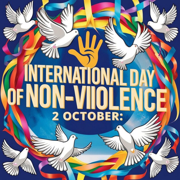 International Day of NonViolence Celebration Design