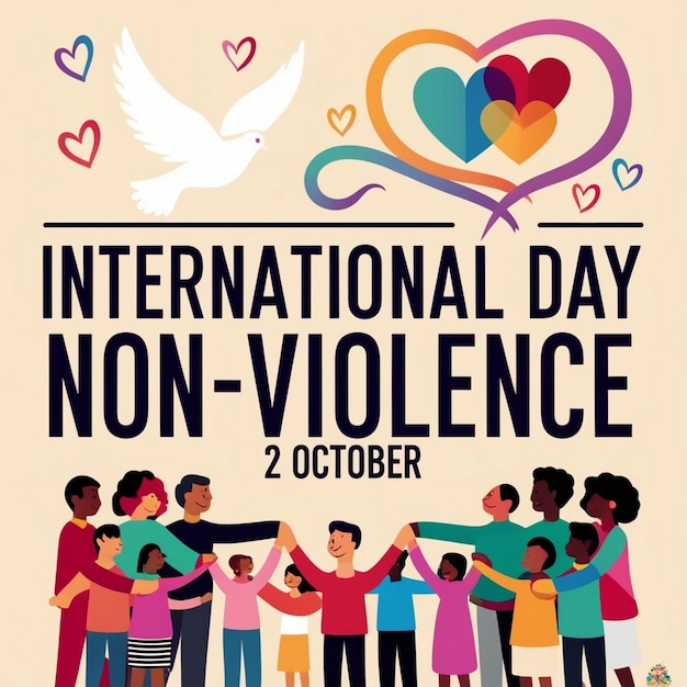 International Day of NonViolence Celebration Design