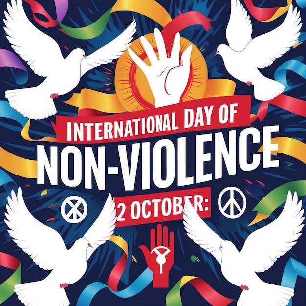 International Day of NonViolence Celebration Design