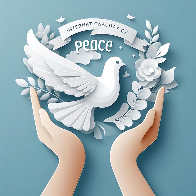 Photo international day of peace illustration