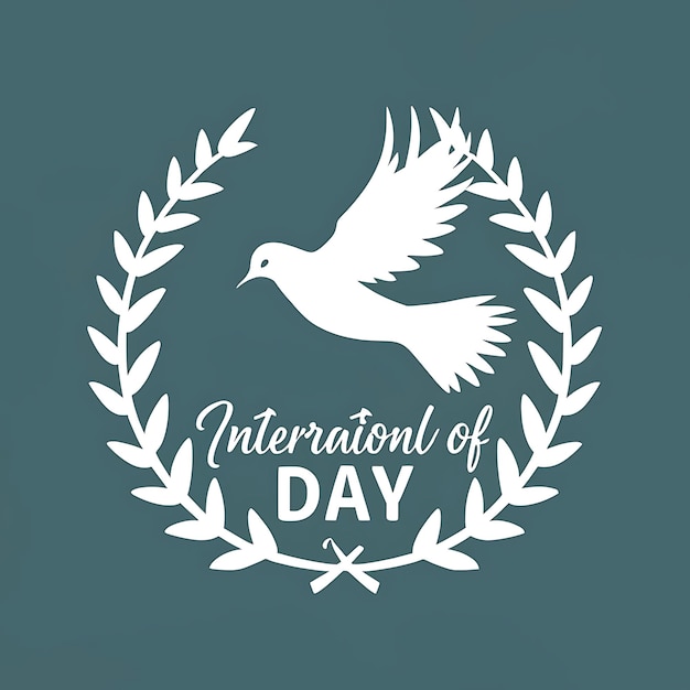 Photo international day of peace in paper style