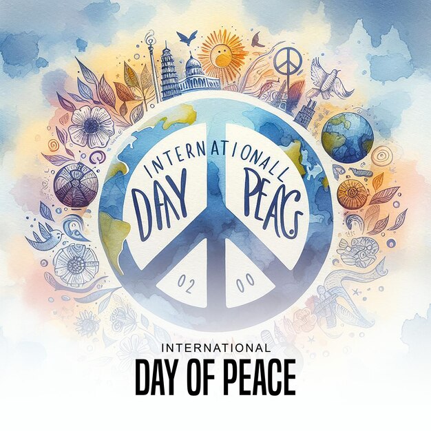 International Day of Peace social media post banner poster template