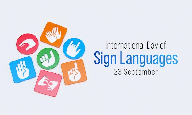 International day of sign languages is observed every year on September 23