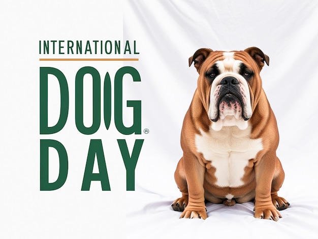 International Dog Day design