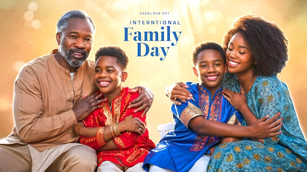 International family day drawing poster theme and quotes