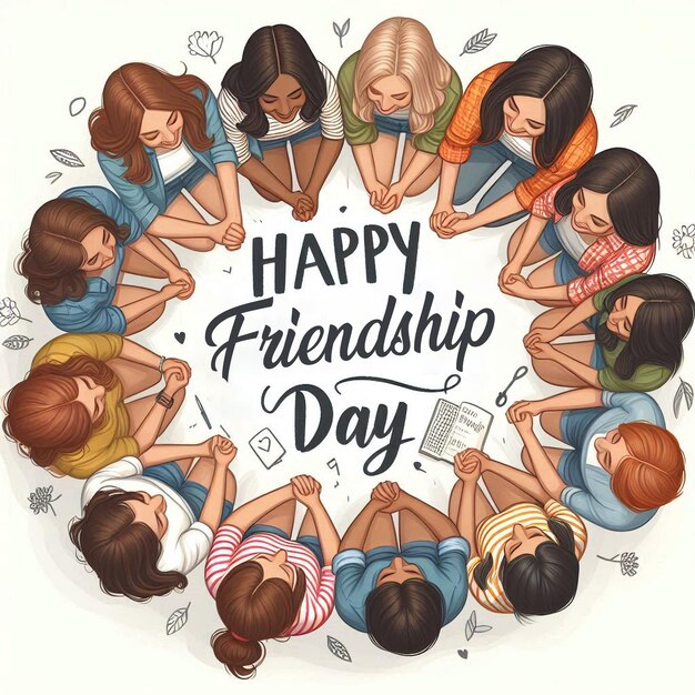 International Friendship Day background design