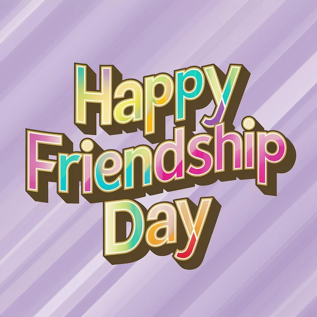 Photo international happy friendship day background