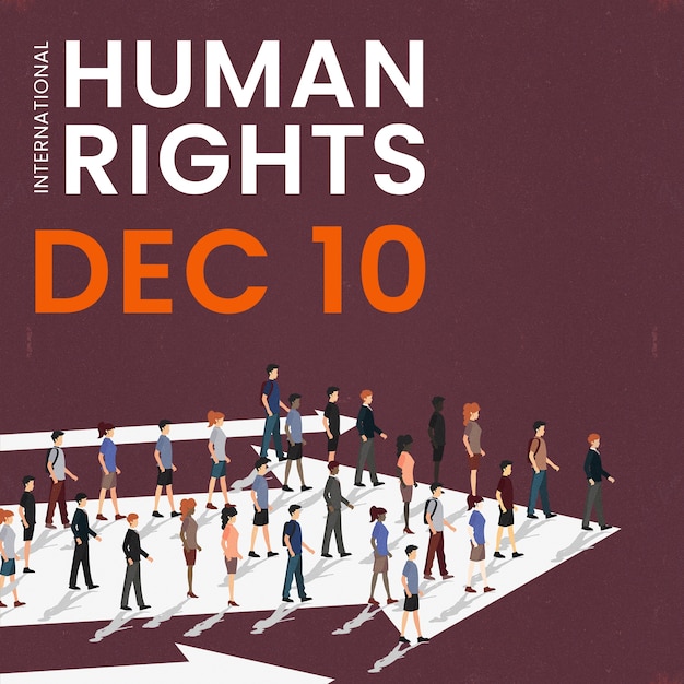 International human rights day collage