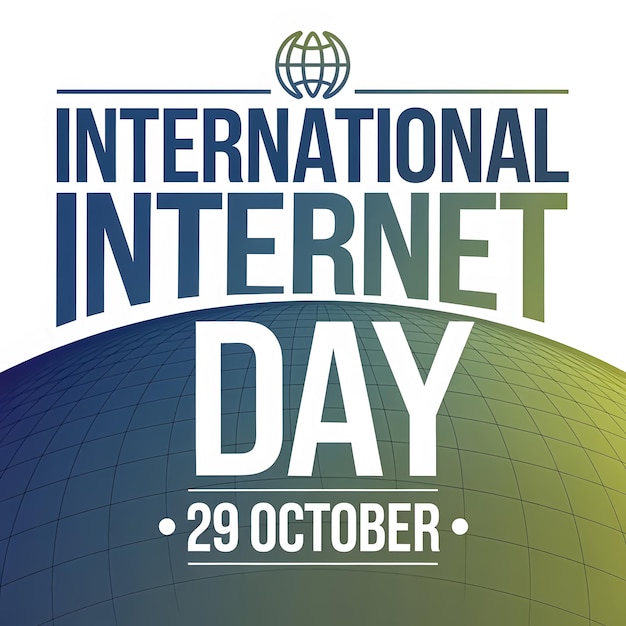 INTERNATIONAL INTERNET DAY 29 OCTOBER CREATIVE DESIGN BANNER