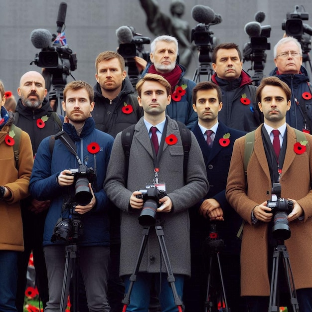 Photo international journalists remembrance day