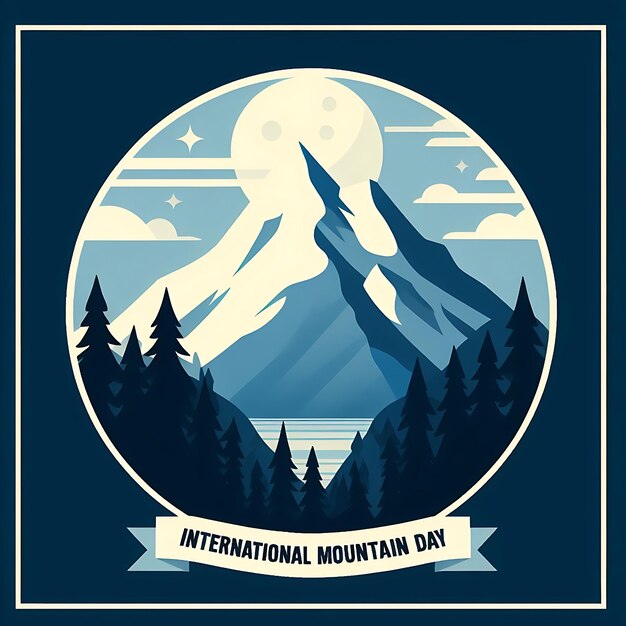 international mountain day text for poster design