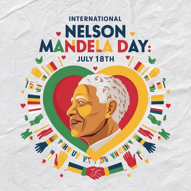 International Nelson Mandela Day Celebrate Design