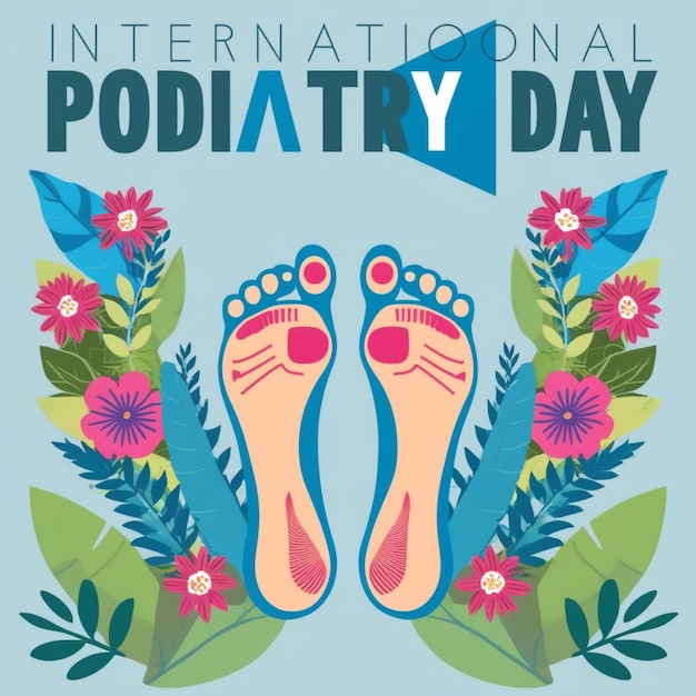 International Podiatry Day Concept Vector Illustration