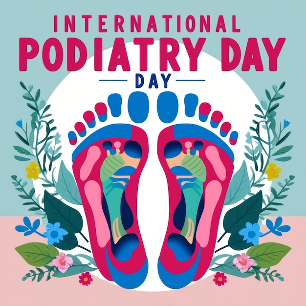 International Podiatry Day Concept Vector Illustration