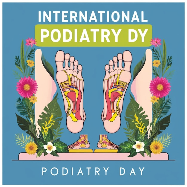 International Podiatry Day Concept Vector Illustration