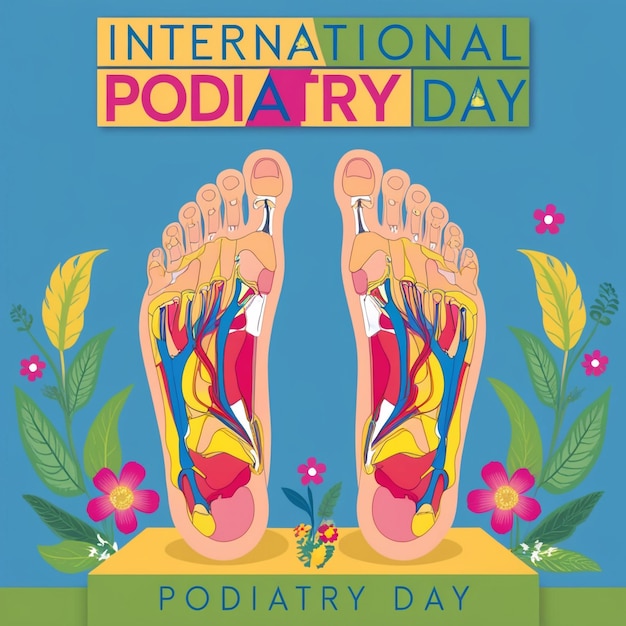 International Podiatry Day Concept Vector Illustration