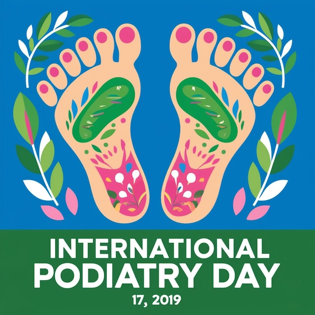 International Podiatry Day Vector Illustration Podiatry Concept Design