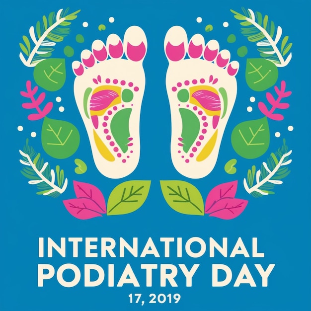 International Podiatry Day Vector Illustration Podiatry Concept Design