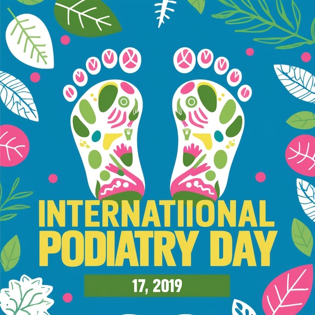 Photo international podiatry day vector illustration podiatry concept design