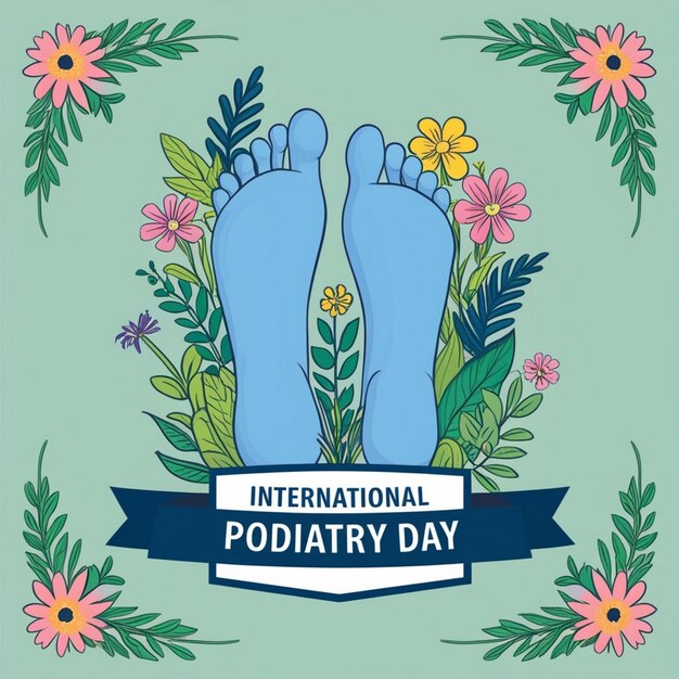 Photo international podiatry day vector illustration of podiatry concept