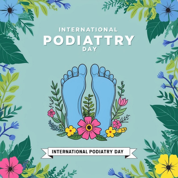 Photo international podiatry day vector illustration of podiatry concept