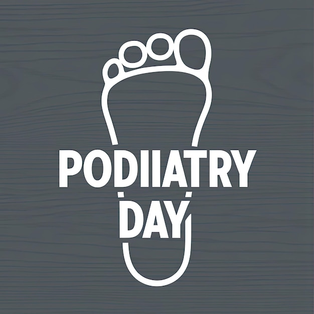 International Podiatry Day Vector Illustration of Podiatry Day Concept