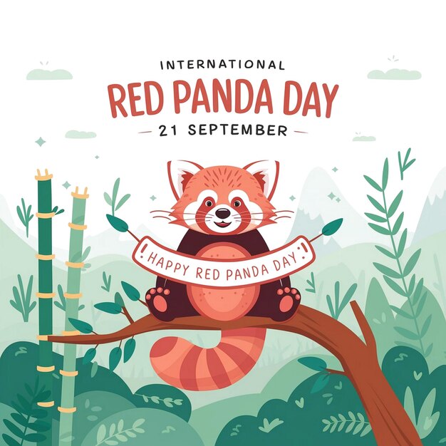 International Red Panda Day Celebration Design