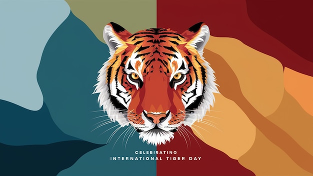 Photo international tiger day save tigers global tiger dayawareness for conservatio ai generated