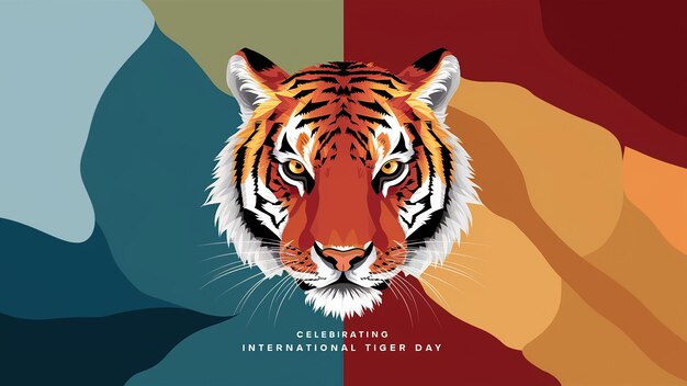 Photo international tiger day save tigers global tiger dayawareness for conservatio ai generated