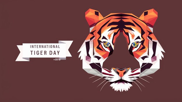 Photo international tiger day save tigers global tiger dayawareness for conservatio ai generated