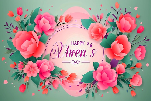 International Womens Day greeting card collection in different styles 8 March posters design