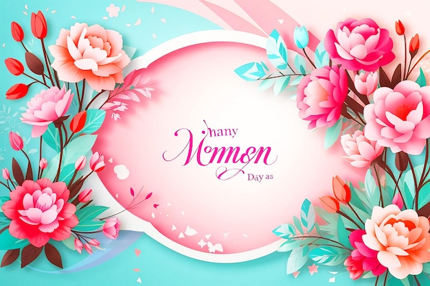 International Womens Day greeting card collection in different styles 8 March posters design