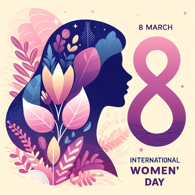 International Womens Day Womens background ai generative