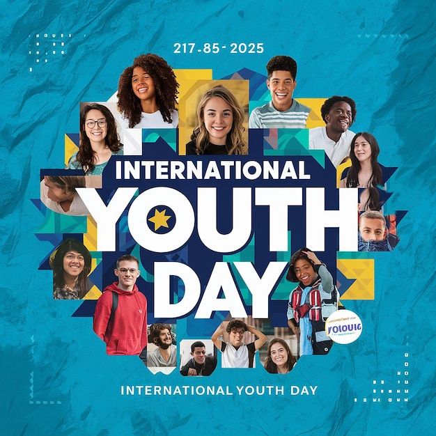 International Youth Day August 12th poster for youth day