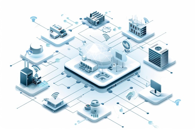 Internet of Things connectivity Ai generated