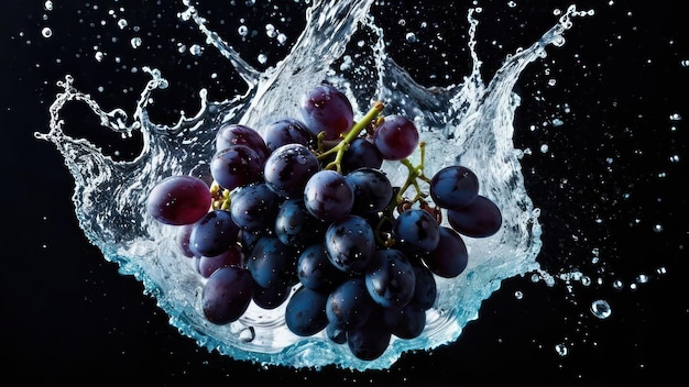 Intimate Moment Grape Ripening and Waters Embrace