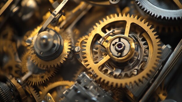 Intricate Clockwork Gears